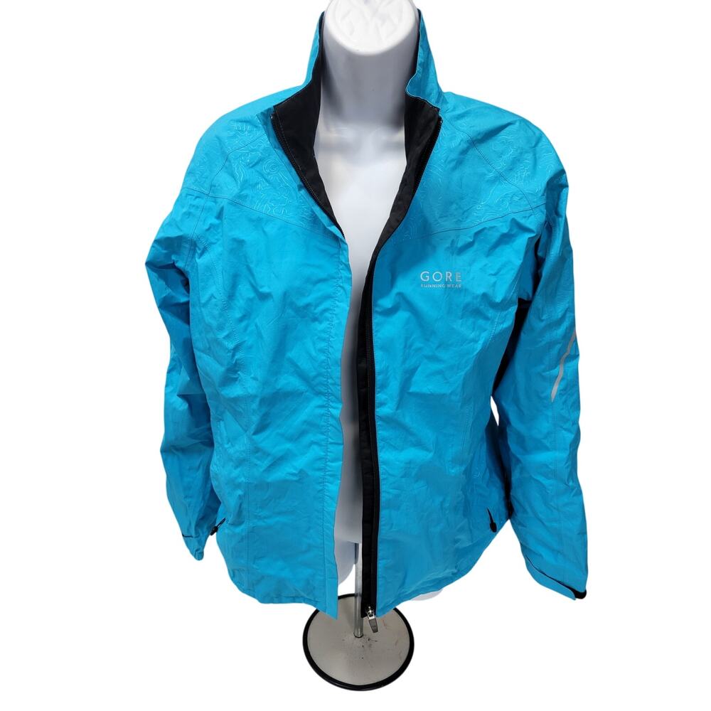 Gore-Tex Women's XL Cycling Jacket By Gore Bike Wear Performance Shell run blue